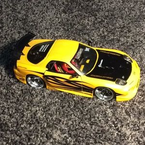 Collectors Jada toys yellow Mazda mint condition